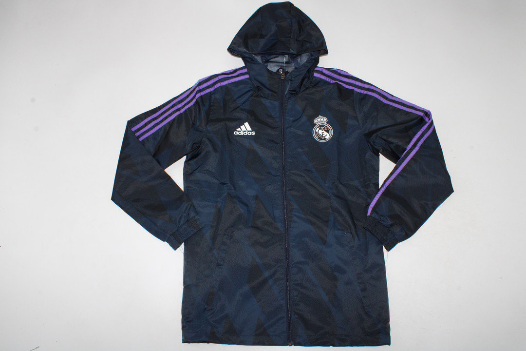 AAA Quality Real Madrid 22/23 Wind Coat - Purple/Black
